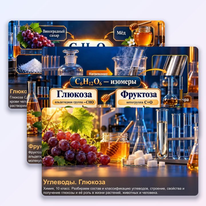 Презентация по химии для 10 класса Углеводы. Глюкоза