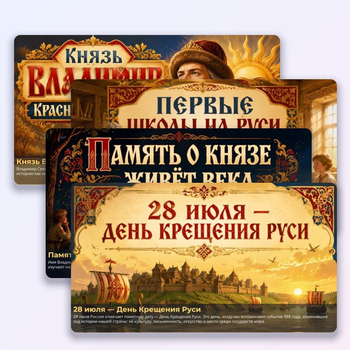 День Крещения Руси. Презентация к классному часу