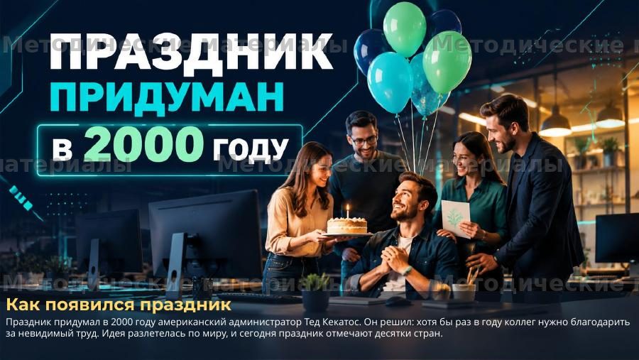 День системного администратора. Презентация о профессии — слайд 2