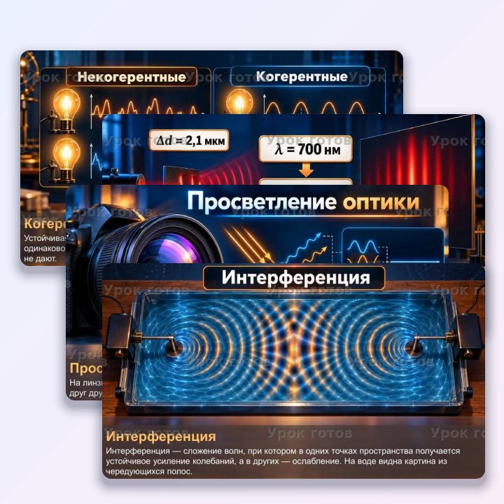 Презентация по физике для 11 класса Интерференция света — слайд 3
