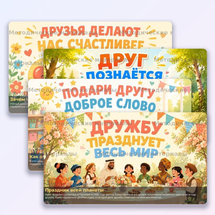Международный день дружбы. Презентация к классному часу — слайд 2