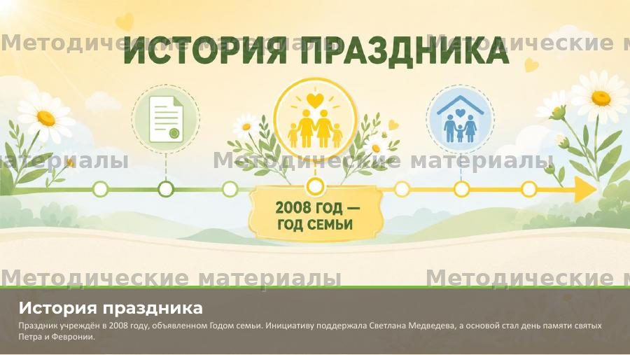 День семьи, любви и верности. Презентация к классному часу — слайд 3