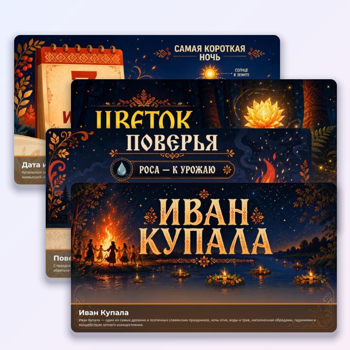 Иван Купала. Презентация о народном празднике