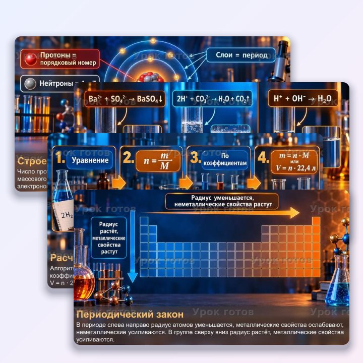 Презентация по химии для 9 класса Обобщение курса. Подготовка к ОГЭ по химии — слайд 4
