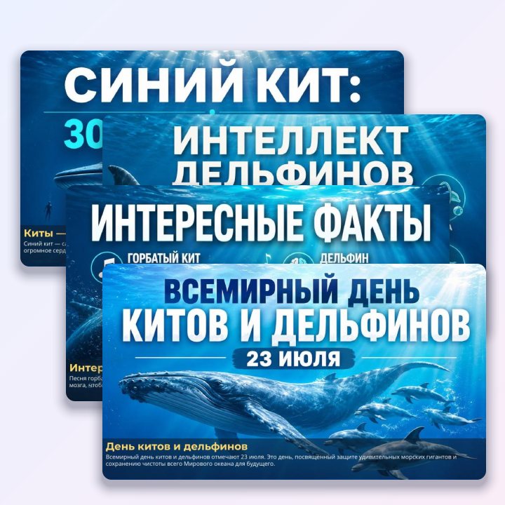 Всемирный день китов и дельфинов. Презентация к классному часу